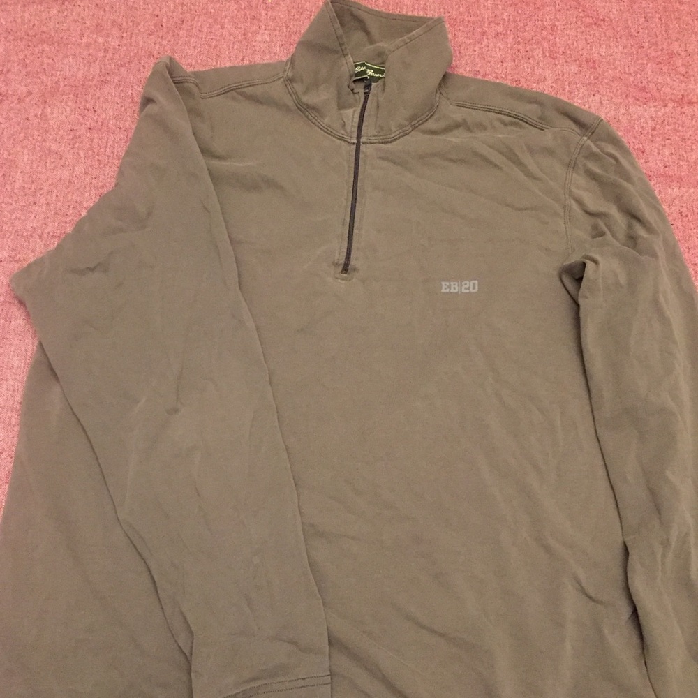 Army green Eddie Bouer Large Tall shirt